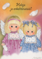 ÁNGEL Navidad Vintage Tarjeta Postal CPSM #PBP318.A - Anges