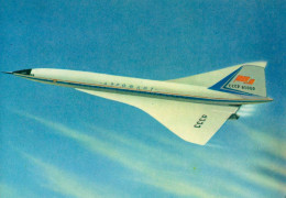 AVIATION CIVILE / 1968 - AVION / AIRPLANE : TUPOLEV TU-144 SST PLANE En VOL / In FLIGHT - AEROFLOT - U.S.S.R. (an765) - 1946-....: Modern Era