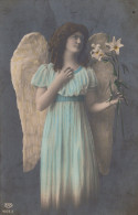 1917 ÁNGEL NAVIDAD Vintage Antiguo Tarjeta Postal CPA #PAG694.A - Angels