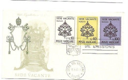 Vatikaan,FDC, - Briefe U. Dokumente