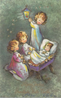 PASQUA BAMBINO Vintage Cartolina CPA #PKE468.A - Easter