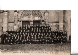 Maîtrise N-D. De CHARTRES. - Excursion à Anet (E.-&-L.) - 21 Juin 1933.   CPA Pliée.    Voir 2 SCANS - Chartres