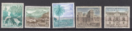 S8963 - ESPANA ESPAGNE Yv N°1380/84 ** Touristique - Unused Stamps