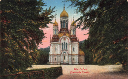 ALLEMAGNE - Wiesbaden - Griechische Kapelle - Vue Générale - De L'extérieure - Colorisé - Carte Postale Ancienne - Wiesbaden