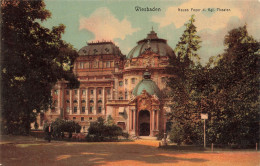 ALLEMAGNE - Wiesbaden - Neues Foyer D Kgl Theater - Vue Générale - Animé - Colorisé - Carte Postale Ancienne - Wiesbaden