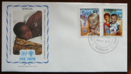 International Year Of The Child    Senegal          FDC    Mi  699-700    Yv   516-17     1979 - Sénégal (1960-...)