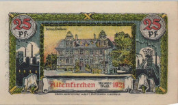 25 PFENNIG 1921 Stadt ALTENKIRCHEN IM WESTERWALD Rhine UNC DEUTSCHLAND #PI092 - [11] Emisiones Locales