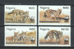 Nigeria 2003 Mi 762-765 MNH WWF JACKAL - Neufs