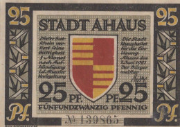 25 PFENNIG 1921 Stadt AHAUS Westphalia UNC DEUTSCHLAND Notgeld Banknote #PA004 - [11] Emisiones Locales