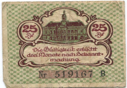 25 PFENNIG 1920 Stadt MAGDEBURG Saxony DEUTSCHLAND Notgeld Papiergeld Banknote #PL801 - [11] Emissioni Locali