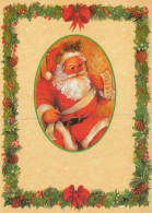 BABBO NATALE Natale Vintage Cartolina CPSM #PAK836.IT - Santa Claus