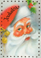 BABBO NATALE Natale Vintage Cartolina CPSM #PAJ800.IT - Santa Claus