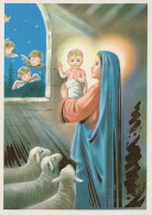 ANGELO Buon Anno Natale Vintage Cartolina CPSM #PAH815.IT - Engel