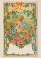 ANGELO Buon Anno Natale Vintage Cartolina CPSM #PAJ135.IT - Engel