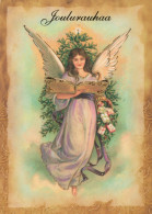 ANGELO Buon Anno Natale Vintage Cartolina CPSM #PAH693.IT - Anges