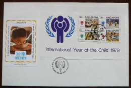International Year Of The Child    Singapore   -  Singapour       FDC    Mi  BF 11    Yv   BF 11     1979 - ONU