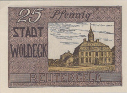 25 PFENNIG 1922 Stadt WOLDEGK Mecklenburg-Strelitz UNC DEUTSCHLAND #PI687 - [11] Emissioni Locali