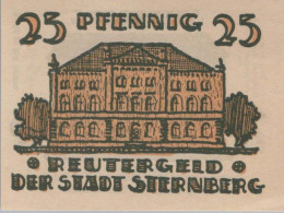 25 PFENNIG 1922 Stadt STERNBERG Mecklenburg-Schwerin UNC DEUTSCHLAND #PH331 - [11] Emissioni Locali