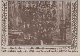 25 PFENNIG 1921 Stadt PRZYSCHETZ Oberen Silesia UNC DEUTSCHLAND Notgeld #PB777 - [11] Local Banknote Issues