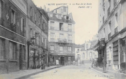 CPA. [75] > PARIS > N° 5 - "NOTRE QUARTIER" - LA RUE DE LA DUEE - (XXe Arrt) - Edit. F. Laroche Photo - TBE - Paris (20)