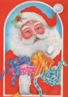 WEIHNACHTSMANN SANTA CLAUS WEIHNACHTSFERIEN Vintage Postkarte CPSM #PAJ799.DE - Kerstman