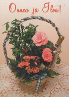 FIORI Vintage Cartolina CPSM #PBZ440.IT - Flowers