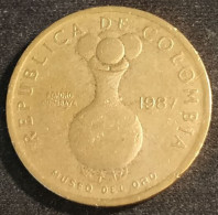 COLOMBIE - COLOMBIA - 20 PESOS 1987 - KM 271 - POPORO QUIMBAYA MUSEO DEL ORO - Colombia