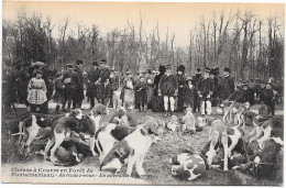 77 - FONTAINEBLEAU - Chasse à Courre - Au Rendez Vous - Animée - Fontainebleau