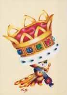 GATTO KITTY Animale Vintage Cartolina CPSM #PBQ836.IT - Katten