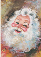BABBO NATALE Buon Anno Natale Vintage Cartolina CPSM #PBL491.IT - Santa Claus