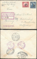 USA Marysville CA Registered Cover To Germany 1936. 25c Rate - Lettres & Documents