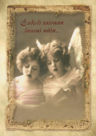 ÁNGEL NAVIDAD Vintage Tarjeta Postal CPSM #PAH630.ES - Angels