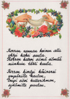 FLOWERS Vintage Ansichtskarte Postkarte CPSM #PBZ863.DE - Blumen