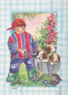 KINDER KINDER Szene S Landschafts Vintage Postal CPSM #PBT183.DE - Taferelen En Landschappen