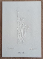 FDC 1986 -  ENCART CERES - YT N°2421 - STATUE DE LA LIBERTE - 1980-1989