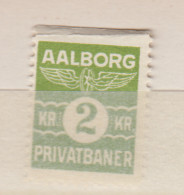 Denemarken Spoorwegzegel Cat.DFBK Lijn: APB Aalborg Privatbaner F10 - Andere & Zonder Classificatie