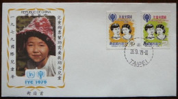 International Year Of The Child    Taiwan     FDC    Mi  1309-10    Yv   1255-56    1979 - Briefe U. Dokumente