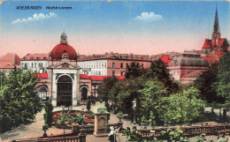 ALLEMAGNE - Wiesbaden - Kochbrunnen -  Vue Générale - Animé - Colorisé - Carte Postale Ancienne - Wiesbaden