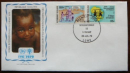 International Year Of The Child    Togo    FDC    Mi 1362-63      Yv   956-57    1979 - Togo (1960-...)