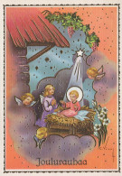 ÁNGEL Navidad Niño JESÚS Vintage Tarjeta Postal CPSM #PBP286.ES - Anges