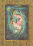 Virgen María Virgen Niño JESÚS Navidad Religión Vintage Tarjeta Postal CPSM #PBP922.ES - Virgen Maria Y Las Madonnas