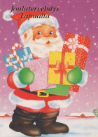 PAPÁ NOEL Feliz Año Navidad Vintage Tarjeta Postal CPSM #PBL032.ES - Kerstman