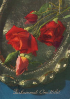 FLOWERS Vintage Postcard CPSM #PAS089.GB - Bloemen