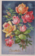 FLEURS Vintage Carte Postale CPA #PKE492.FR - Flowers