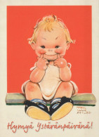 ENFANTS HUMOUR Vintage Carte Postale CPSM #PBV154.FR - Cartes Humoristiques