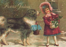 CHIEN Animaux Vintage Carte Postale CPSM #PBQ642.FR - Chiens