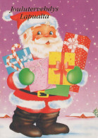 PÈRE NOËL Bonne Année Noël Vintage Carte Postale CPSM #PBL033.FR - Santa Claus