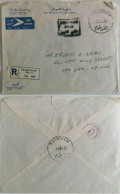 Sudan Khartoum Registered Cover To USA 1967. Postage Paid Postmark - Soudan (1954-...)