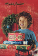 Bonne Année Noël ENFANTS Vintage Carte Postale CPSM #PAY244.FR - New Year