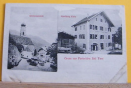 (PAR2) PARCINES / PARTSCHINDS - GRUSS AUS PARTSCHINS SUD TIROL - KIRCHENANSICHT - HANDLUNG KLOTZ - NON VIAGGIATA 1910ca - Autres & Non Classés